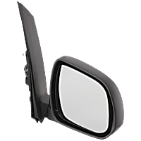 Passenger Side Mirror, Power Adjust, Non-Heated, Manual Folding, Textured Black, No Signal Light, No Memory, No Puddle Light, No Auto-Dimming, No Blind Spot Feature