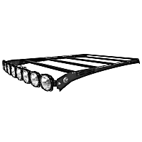 92084 Roof Rack - Black, Aluminum, Direct Fit, Sold individually