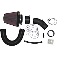 K&N Cold Air Intake - Premium High Flow, Lifetime Washable Filter, Guaranteed Horsepower Increase - 57-0615
