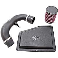 K&N Cold Air Intake - Premium High Flow, Lifetime Washable Filter, Guaranteed Horsepower Increase - 57-3069
