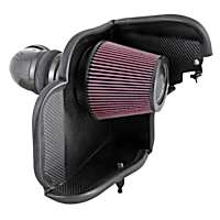 K&N Cold Air Intake - Premium High Flow, Lifetime Washable Filter, Guaranteed Horsepower Increase - 63-3079