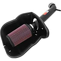K&N Cold Air Intake - Premium High Flow, Lifetime Washable Filter, Guaranteed Horsepower Increase - 69-3532TTK