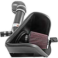 K&N Cold Air Intake - Premium High Flow, Lifetime Washable Filter, Guaranteed Horsepower Increase - 69-9506TTK