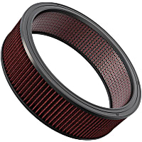 E-3750 Universal Air Filter - Red, Cotton Gauze, Washable, Direct Fit, Sold individually