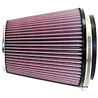 RF-1041 Universal Air Filter - Red, Cotton Gauze, Washable, Direct Fit, Sold individually