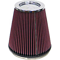 RF-1044 Universal Air Filter - Red, Cotton Gauze, Washable, Direct Fit, Sold individually