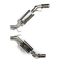 22506100 2010-2014 Chevrolet Camaro Axle-Back Exhaust System - Made of Stainless Steel