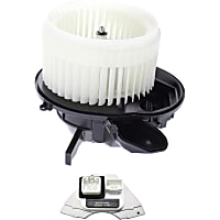 Blower Motor Kit, includes Blower Motor Resistor, With Motor Wheel