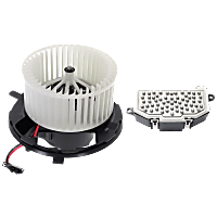 Blower Motor Kit with Blower Motor Resistor, With Motor Wheel, With Climate Control