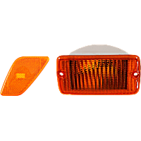 Front, Driver Side Turn Signal Light, Without bulb(s)