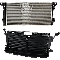 Active Grille Shutter, With Actuator and Motor