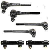 6-Piece Kit Front Suspension Kit, Includes (2) Tie Rod Adjusting Sleeve and (4) Tie Rod End