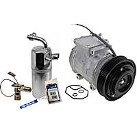 2-Piece Kit A/C Compressor Kit with A/C Service Kit (A/C Expansion Valve, A/C Receiver Drier, and A/C O-Ring and Gasket Seal Kit)