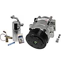 2-Piece Kit A/C Compressor Kit, includes A/C Compressor and A/C Service Kit