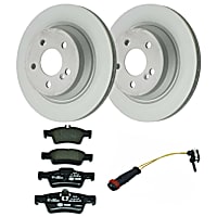 KIT-070224-804 Rear Brake Disc and Pad Kit,  Genuine Mercedes Benz