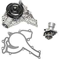 2-Piece Kit Water Pump Kit, With Gasket, includes Thermostat Housing