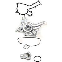 2-Piece Kit Water Pump Kit, With Gasket, includes Thermostat Housing