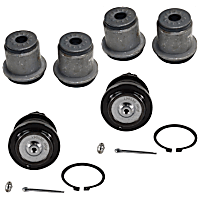 4-Piece Kit Front Suspension with Ball Joints and Control Arm Bushings