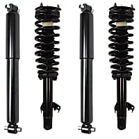 4-Piece Kit Front and Rear, Driver and Passenger Side Shock and Fully Loaded Strut