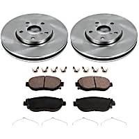 KIT-090221-557 Brake Disc and Pad Kit, Autospecialty By Powerstop