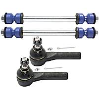 4-Piece Kit Front, Driver and Passenger Side Suspension Includes Sway Bar Link and Tie Rod End