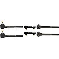 6-Piece Kit Front Suspension, includes Tie Rod Adjusting Sleeve and Tie Rod End