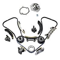 Timing Chain Kit, includes Water Pump, 6 Cylinder, Dual Overhead Camshaft (DOHC)