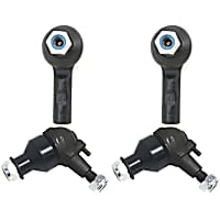4-Piece Kit Front, Driver and Passenger Side Suspension Includes Ball Joints and Tie Rod Ends