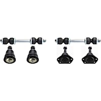 6-Piece Kit Front, Driver and Passenger Side Suspension Includes Ball Joints and Sway Bar Links