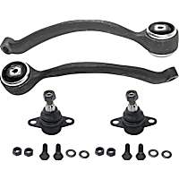 4-Piece Kit Front, Driver and Passenger Side, Lower, Rearward Control Arm Kit, Includes (2) Ball Joint and (2) Control Arm