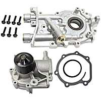 2-Piece Kit Oil Pump, Includes (1) Oil Pump and (1) Water Pump