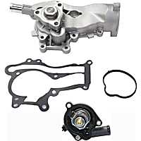 2-Piece Kit Water Pump Kit, 1.4 Liter Engine, With Gasket, includes Thermostat Housing