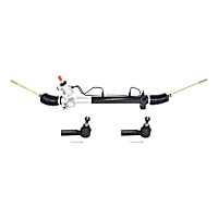 3-Piece Kit Front, Driver and Passenger Side Suspension, includes Steering Rack and Tie Rod End