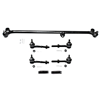 7-Piece Kit Front Center Link, Includes (2) Tie Rod Adjusting Sleeve, and (4) Tie Rod End