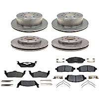 KIT1-210513-1487 Front and Rear Brake Disc and Pad Kit, R-Line Series