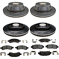 KIT1-210513-1521 Front and Rear Brake Disc and Pad Kit, R-Line Series