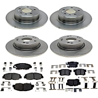 KIT1-210513-1674 Front and Rear Brake Disc and Pad Kit, R-Line Series
