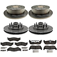 KIT1-210513-1722 Front and Rear Brake Disc and Pad Kit, R-Line Series