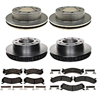 KIT1-210513-1765 Front and Rear Brake Disc and Pad Kit, R-Line Series