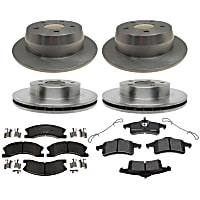 KIT1-210513-1842 Front and Rear Brake Disc and Pad Kit, R-Line Series