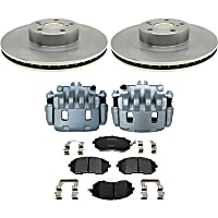 KIT1-210516-488 R-Line Series Front Brake Disc and Caliper Kit, 2-Wheel Set