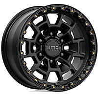 KM71868068700 Aluminum Satin Black Wheel, 16 in. X 8 in., 6 x 5.5 Bolt Pattern