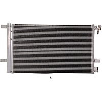 A/C Condenser, With Receiver Drier