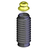 SB103 Shock and Strut Boot - Black, Strut boot, Direct Fit, Sold Individually