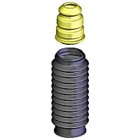 SB105 Shock and Strut Boot - Black, Strut boot, Direct Fit, Sold individually