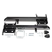 21606 Traction Bars - Powdercoated Black, Steel, Direct Fit, Set of 2