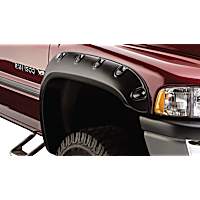 50908-02 Front and Rear, Driver and Passenger Side Fender Flares, Black Pocket Style Series