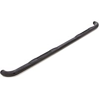 23077549 3 in. Round Bent Series Nerf Bars Powdercoated Black, Covers Cab Length - Set of 2