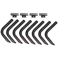 300016 Running Board Mounting Kit - Natural, Steel, Direct Fit, Kit