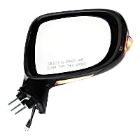 Passenger Side Mirror, Power, Manual Folding, Heated, Paintable, With Signal Light, Without memory, With Puddle Light, Without Auto-Dim and Blind Spot, Base Model, Without Luxury/Sport Package